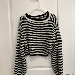 boutique striped sweater